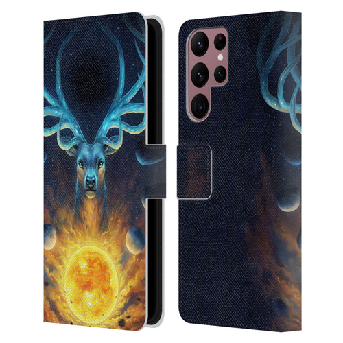 Jonas "JoJoesArt" Jödicke Wildlife 2 Celestial Leather Book Wallet Case Cover For Samsung Galaxy S22 Ultra 5G