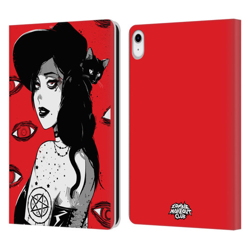 Zombie Makeout Club Graphics Black Makeup Leather Book Wallet Case Cover For Apple iPad 10.9 2022/2025