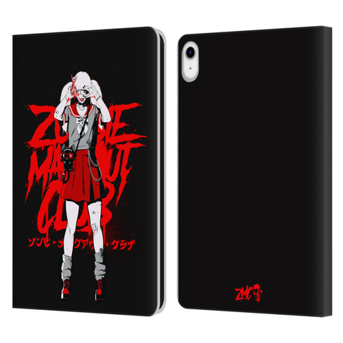 Zombie Makeout Club Graphics Uniform Leather Book Wallet Case Cover For Apple iPad 10.9 (2022)