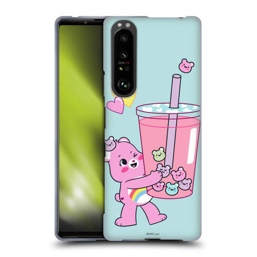 Care Bears Sweet And Savory Cheer Drink Soft Gel Case for Sony Xperia 1 III