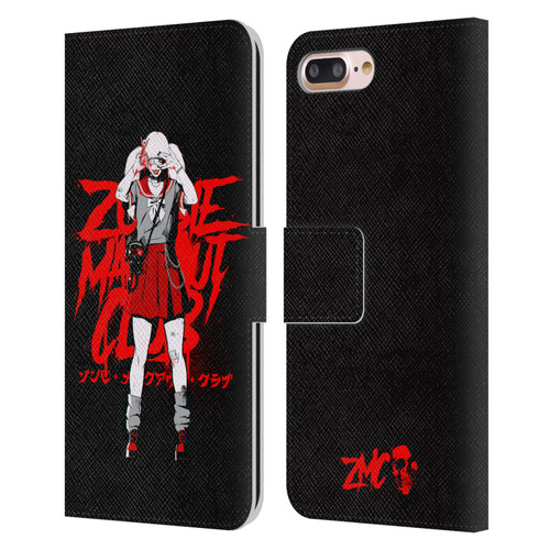 Zombie Makeout Club Graphics Uniform Leather Book Wallet Case Cover For Apple iPhone 7 Plus / iPhone 8 Plus