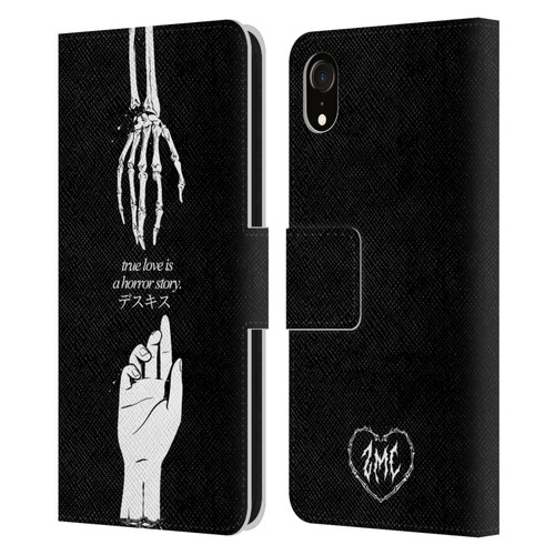 Zombie Makeout Club Graphics True Love Leather Book Wallet Case Cover For Apple iPhone XR