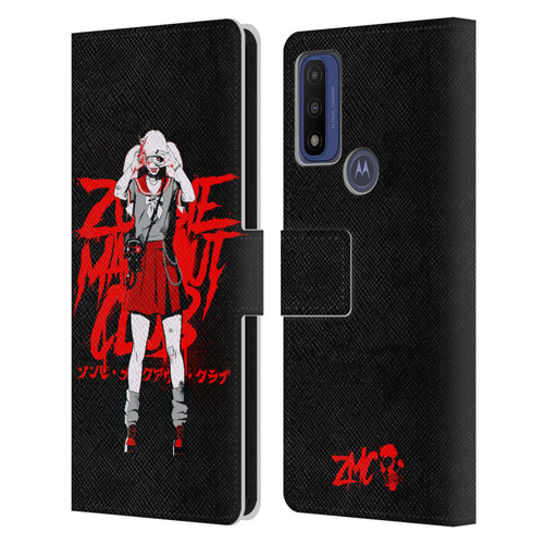 Zombie Makeout Club Graphics Uniform Leather Book Wallet Case Cover For Motorola G Pure