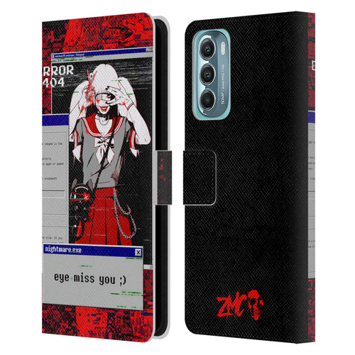 Zombie Makeout Club Graphics Eye Miss You Leather Book Wallet Case Cover For Motorola Moto G Stylus 5G (2022)