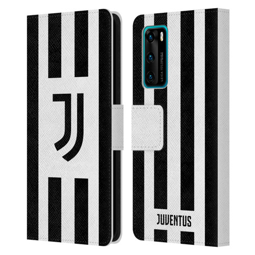 Juventus Football Club 2024/25 Kit Home Leather Book Wallet Case Cover For Huawei P40 5G