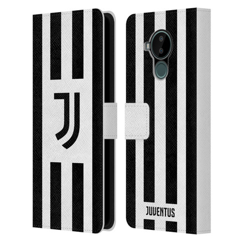 Juventus Football Club 2024/25 Kit Home Leather Book Wallet Case Cover For Nokia C30