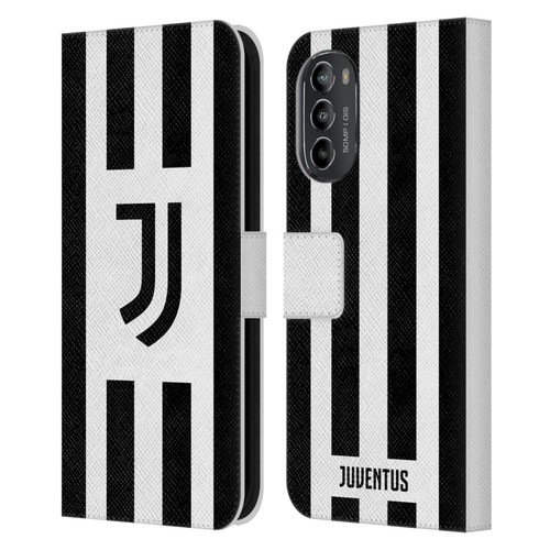Juventus Football Club 2024/25 Kit Home Leather Book Wallet Case Cover For Motorola Moto G82 5G