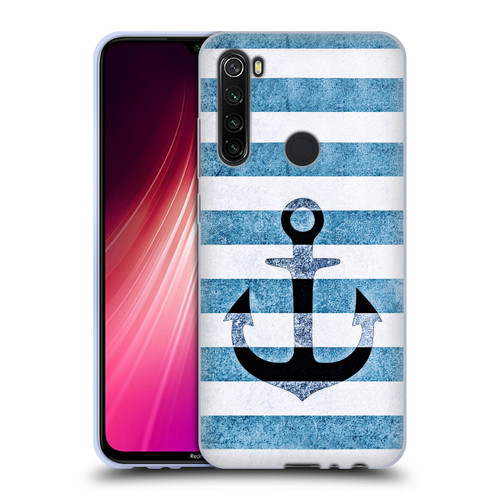 Monika Strigel Vintage Anchors Indigo Soft Gel Case for Xiaomi Redmi Note 8T