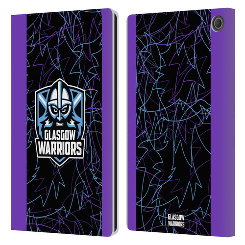 Glasgow Warriors 2024/25 Crest Kit Third Leather Book Wallet Case Cover For Amazon Fire Max 11 2023