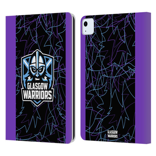 Glasgow Warriors 2024/25 Crest Kit Third Leather Book Wallet Case Cover For Apple iPad Air 11 2020/2022/2024
