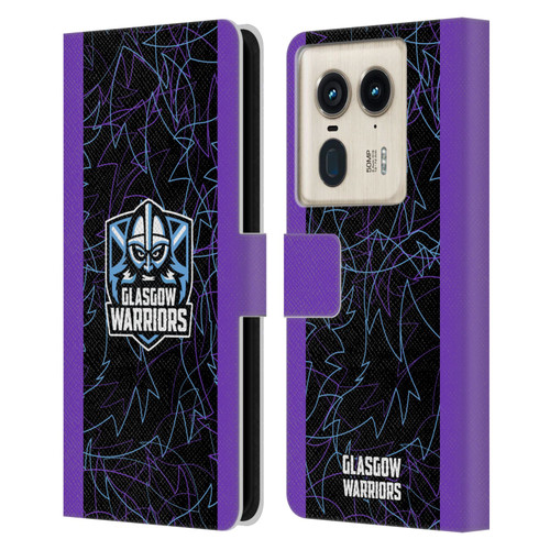 Glasgow Warriors 2024/25 Crest Kit Third Leather Book Wallet Case Cover For Motorola Edge 50 Ultra/X50 Ultra