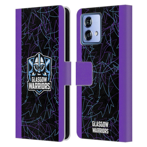 Glasgow Warriors 2024/25 Crest Kit Third Leather Book Wallet Case Cover For Motorola Moto G84 5G