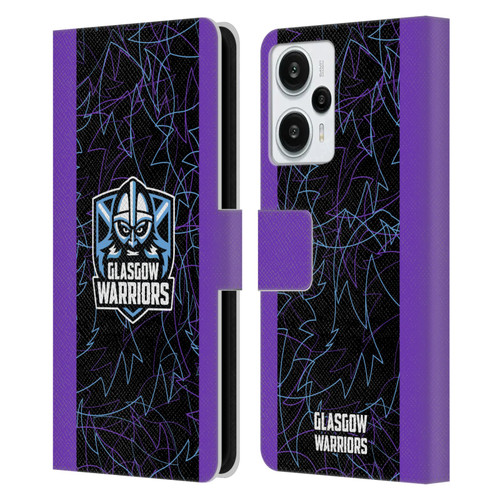 Glasgow Warriors 2024/25 Crest Kit Third Leather Book Wallet Case Cover For Xiaomi Redmi Note 12T