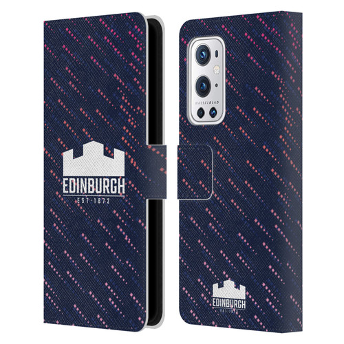 Edinburgh Rugby 2024/25 Crest Kit Training Leather Book Wallet Case Cover For OnePlus 9 Pro