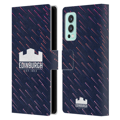 Edinburgh Rugby 2024/25 Crest Kit Training Leather Book Wallet Case Cover For OnePlus Nord 2 5G