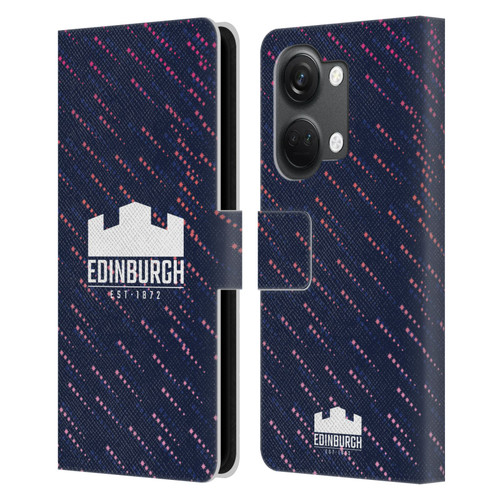 Edinburgh Rugby 2024/25 Crest Kit Training Leather Book Wallet Case Cover For OnePlus Nord 3 5G