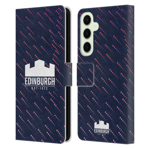 Edinburgh Rugby 2024/25 Crest Kit Training Leather Book Wallet Case Cover For Samsung Galaxy S25+