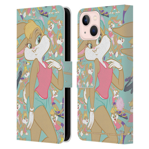 Looney Tunes Graphics and Characters Lola Bunny Leather Book Wallet Case Cover For Apple iPhone 13