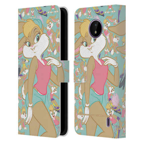 Looney Tunes Graphics and Characters Lola Bunny Leather Book Wallet Case Cover For Nokia C10 / C20