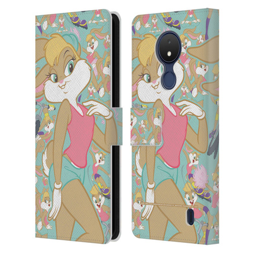 Looney Tunes Graphics and Characters Lola Bunny Leather Book Wallet Case Cover For Nokia C21