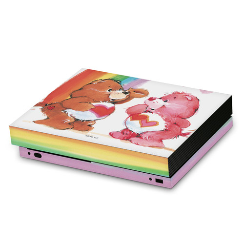 Care Bears Classic Rainbow Vinyl Sticker Skin Decal Cover for Microsoft Xbox One X Console