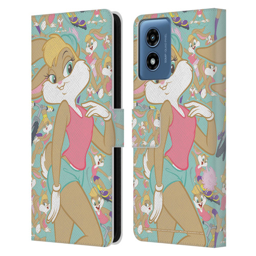 Looney Tunes Graphics and Characters Lola Bunny Leather Book Wallet Case Cover For Motorola Moto G Play (2024)