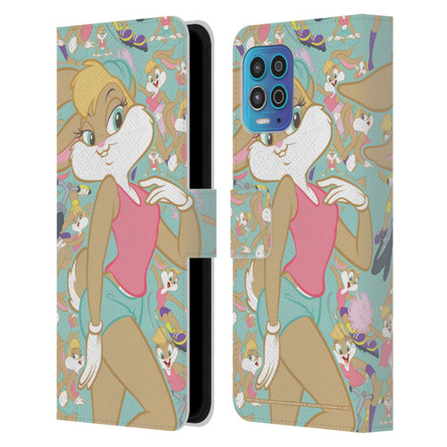 Looney Tunes Graphics and Characters Lola Bunny Leather Book Wallet Case Cover For Motorola Moto G100
