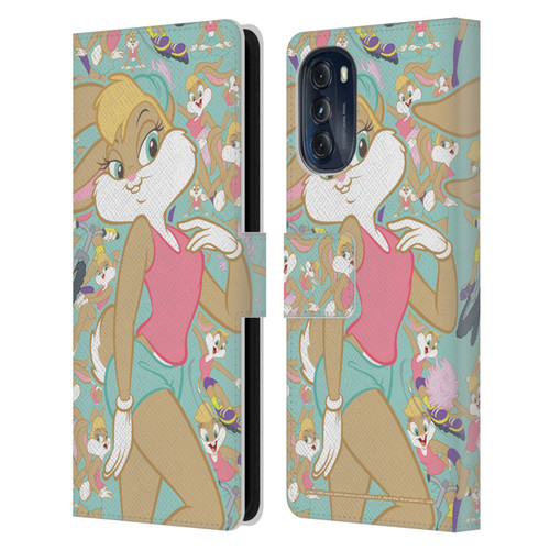 Looney Tunes Graphics and Characters Lola Bunny Leather Book Wallet Case Cover For Motorola Moto G (2022)