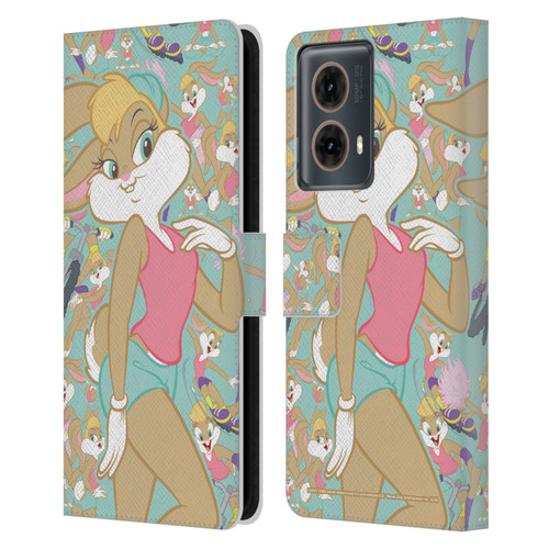 Looney Tunes Graphics and Characters Lola Bunny Leather Book Wallet Case Cover For Motorola Moto G85