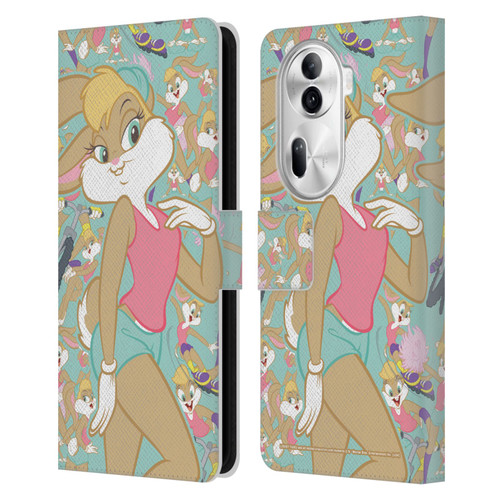 Looney Tunes Graphics and Characters Lola Bunny Leather Book Wallet Case Cover For OPPO Reno11