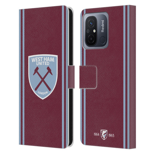 West Ham United FC 2024/25 Crest Kit Home Leather Book Wallet Case Cover For Xiaomi Redmi 12C West Ham United FC 2024/25 Crest Kit Home Leather Book Wallet Case Cover For Xiaomi Redmi 12C