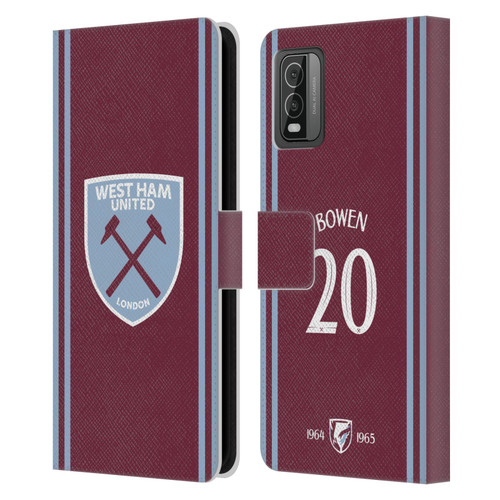 West Ham United FC 2024/25 Players Home Kit Jarrod Bowen Leather Book Wallet Case Cover For Nokia C210
