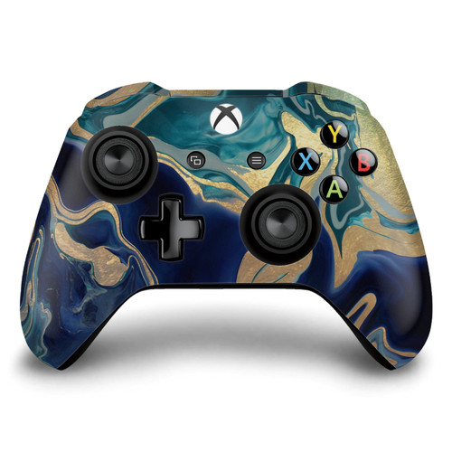Monika Strigel Art Mix Indigo Vinyl Sticker Skin Decal Cover for Microsoft Xbox One S / X Controller