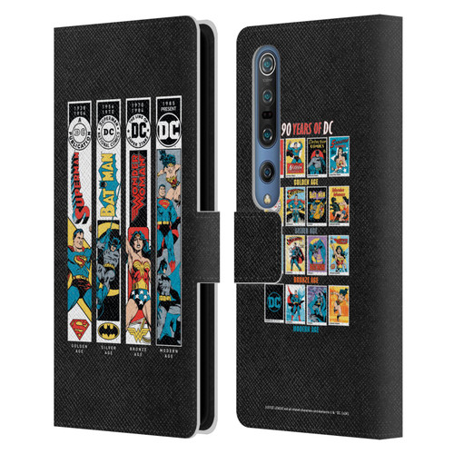 Justice League DC Comics 90th Anniversary Trinity Leather Book Wallet Case Cover For Xiaomi Mi 10 5G / Mi 10 Pro 5G