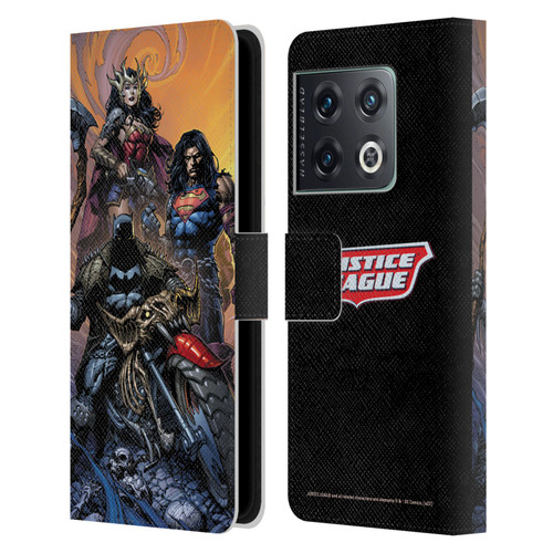 Justice League DC Comics Comic Book Covers Dark Knights Metal #1 Leather Book Wallet Case Cover For OnePlus 10 Pro