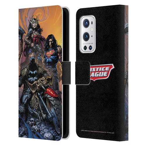 Justice League DC Comics Comic Book Covers Dark Knights Metal #1 Leather Book Wallet Case Cover For OnePlus 9 Pro