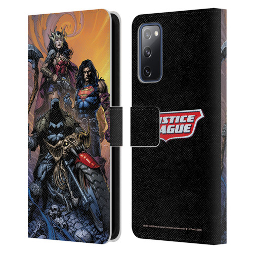 Justice League DC Comics Comic Book Covers Dark Knights Metal #1 Leather Book Wallet Case Cover For Samsung Galaxy S20 FE / 5G