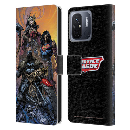 Justice League DC Comics Comic Book Covers Dark Knights Metal #1 Leather Book Wallet Case Cover For Xiaomi Redmi 12C