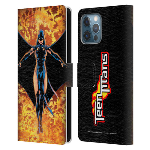 Justice League DC Comics Teen Titans Comic Art #8 Raven Leather Book Wallet Case Cover For Apple iPhone 12 Pro Max