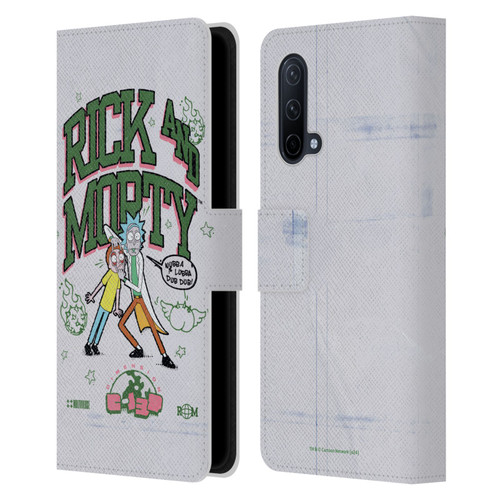 Rick And Morty Duo Graphics Wubb A Lubba Dub Dub Leather Book Wallet Case Cover For OnePlus Nord CE 5G