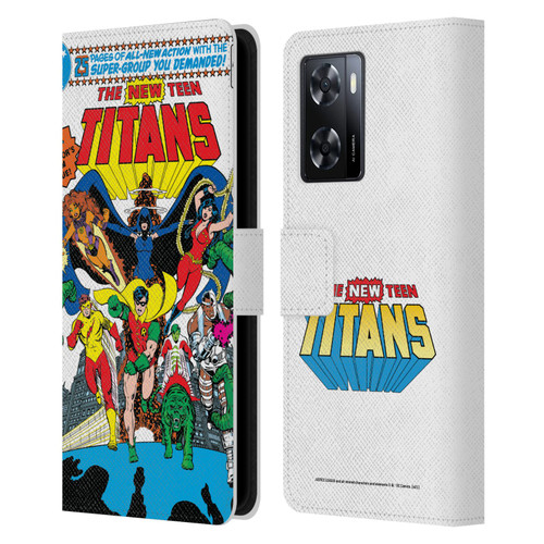 Justice League DC Comics Teen Titans Comic Art New #1 Group Leather Book Wallet Case Cover For OPPO A57s