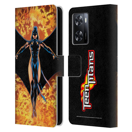 Justice League DC Comics Teen Titans Comic Art #8 Raven Leather Book Wallet Case Cover For OPPO A57s