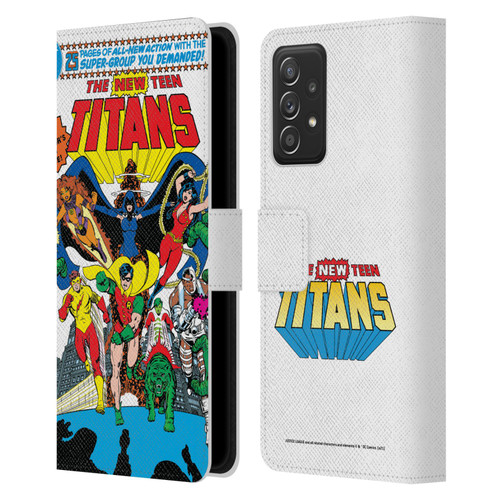 Justice League DC Comics Teen Titans Comic Art New #1 Group Leather Book Wallet Case Cover For Samsung Galaxy A53 5G (2022)