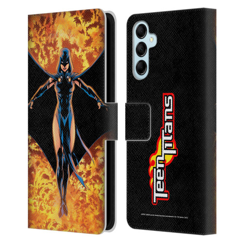 Justice League DC Comics Teen Titans Comic Art #8 Raven Leather Book Wallet Case Cover For Samsung Galaxy M14 5G