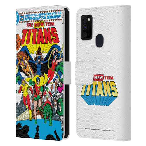 Justice League DC Comics Teen Titans Comic Art New #1 Group Leather Book Wallet Case Cover For Samsung Galaxy M30s (2019)/M21 (2020)