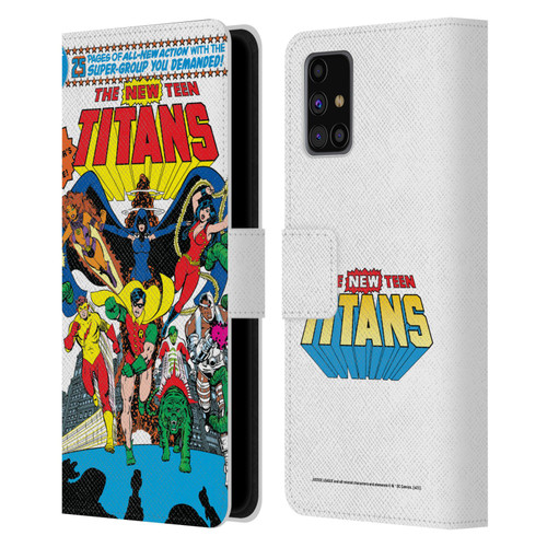 Justice League DC Comics Teen Titans Comic Art New #1 Group Leather Book Wallet Case Cover For Samsung Galaxy M31s (2020)