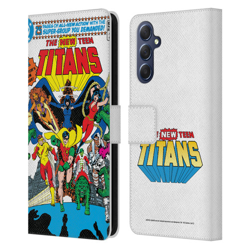 Justice League DC Comics Teen Titans Comic Art New #1 Group Leather Book Wallet Case Cover For Samsung Galaxy M54 5G