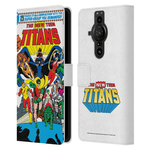 Justice League DC Comics Teen Titans Comic Art New #1 Group Leather Book Wallet Case Cover For Sony Xperia Pro-I