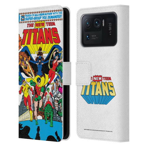 Justice League DC Comics Teen Titans Comic Art New #1 Group Leather Book Wallet Case Cover For Xiaomi Mi 11 Ultra