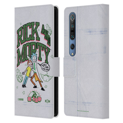 Rick And Morty Duo Graphics Wubb A Lubba Dub Dub Leather Book Wallet Case Cover For Xiaomi Mi 10 5G / Mi 10 Pro 5G